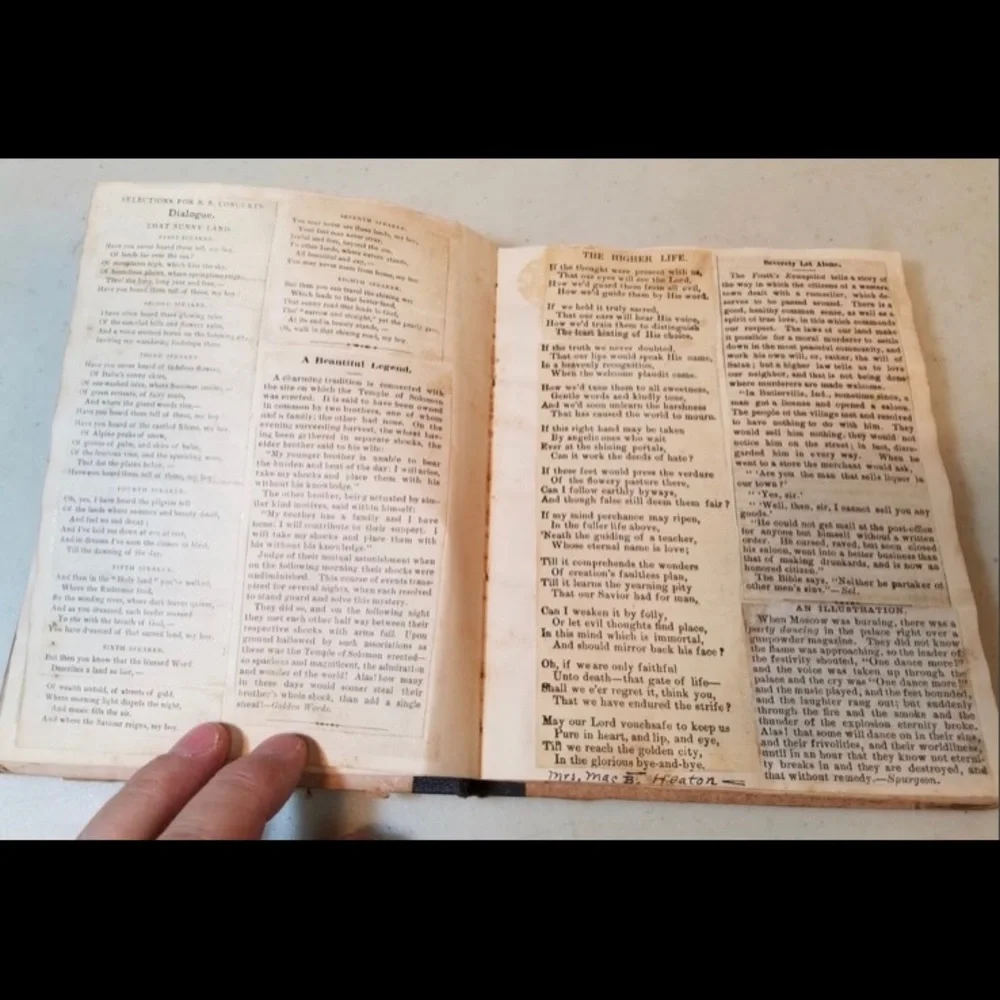 Antique 1880 The Sunday Scrap Album - Picture 7 of 16